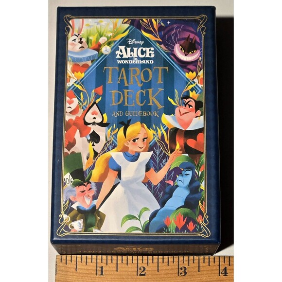 Alice in Wonderland Tarot Deck & Guidebook Box Set Disney Minerva Siegel 6" NWOT - Picture 6 of 6